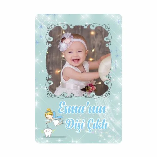 Diş Buğdayı Temalı Doğum Günü Magneti